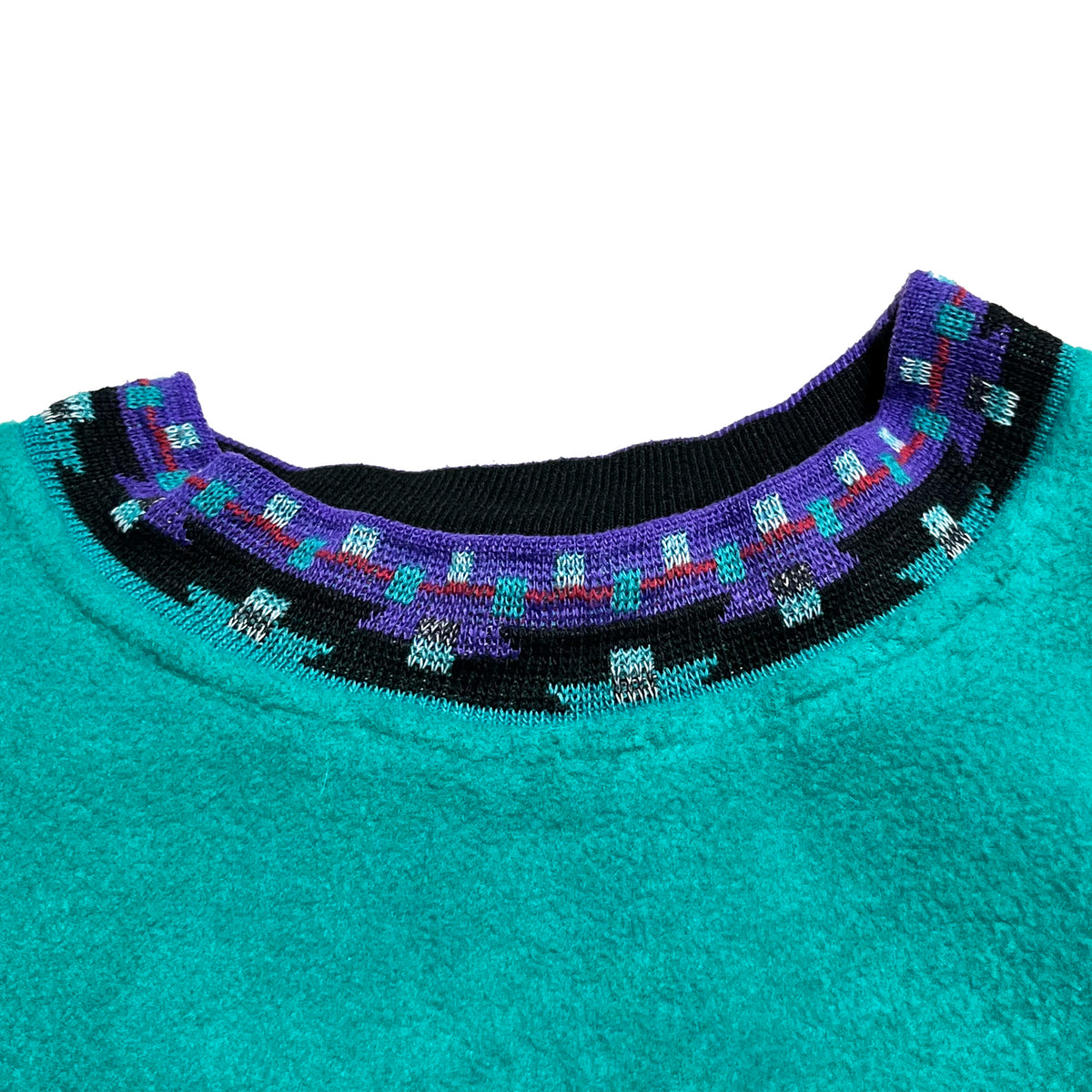 90's Columbia Fleece Geometric Trim Crew Size (XL) アメリカ製