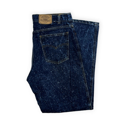 90's Levi's Galactic Wash Denim PT "SILVAR MEDAL" Size (W34.5 L30)位