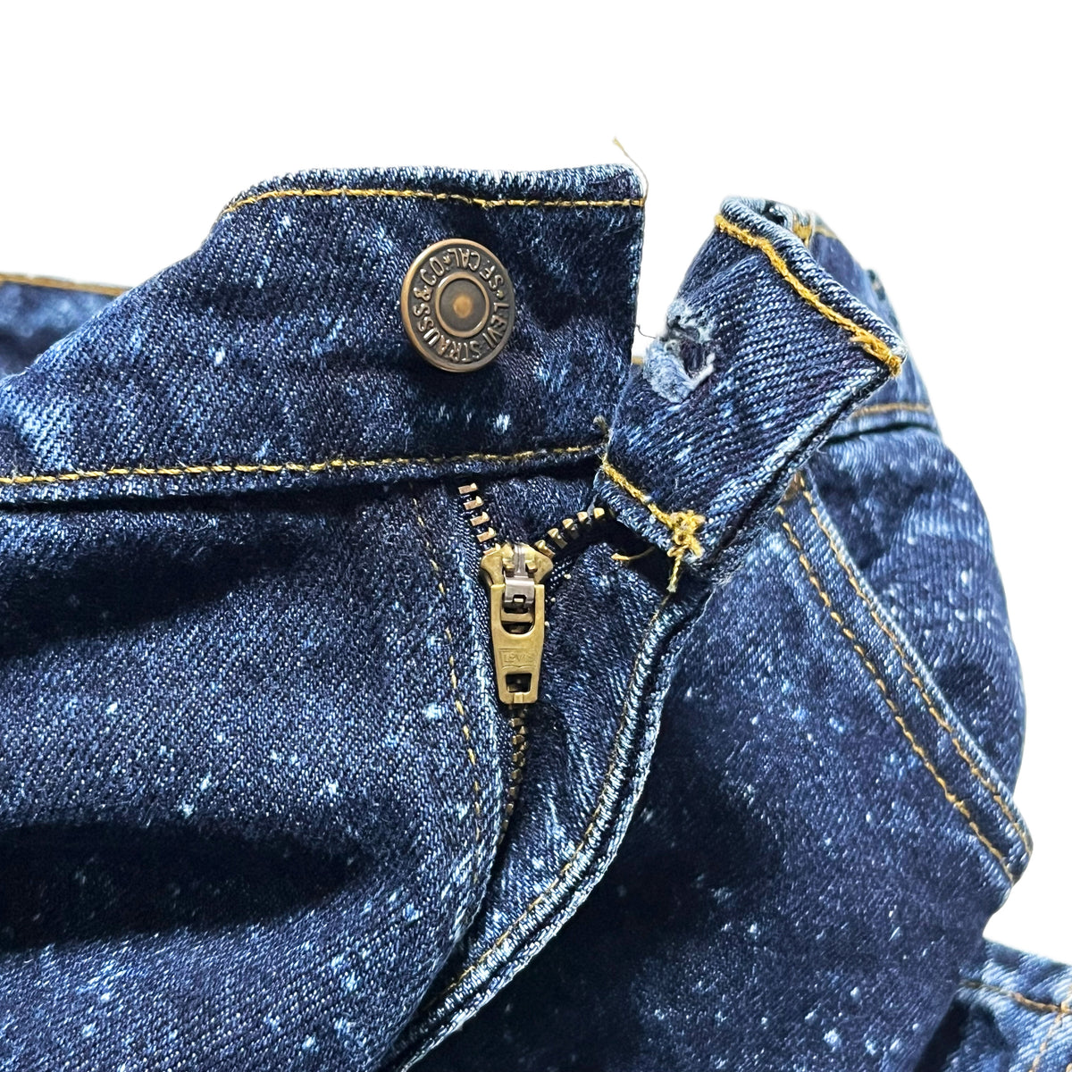 90's Levi's Galactic Wash Denim PT "SILVAR MEDAL" Size (W34.5 L30)位