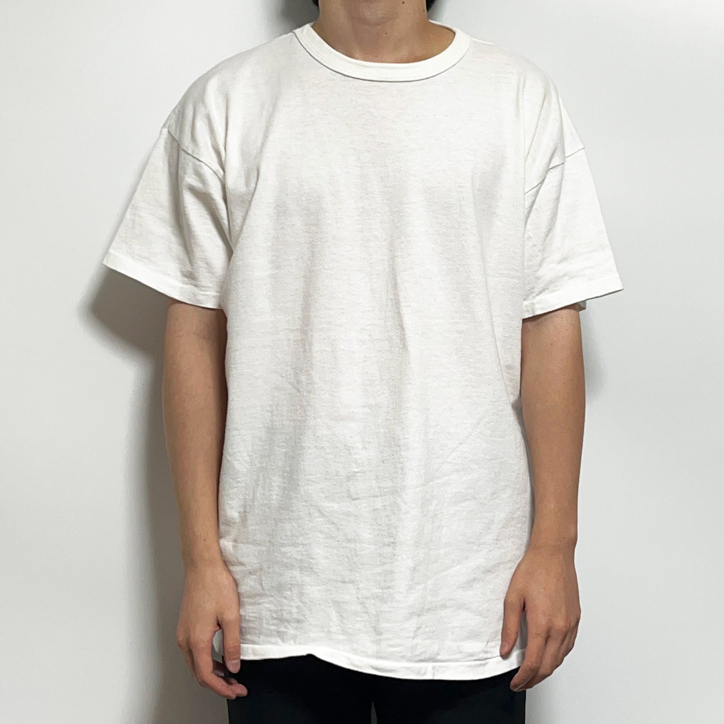 80's Champion トリコタグ Blank T ホワイト Size (XXL)