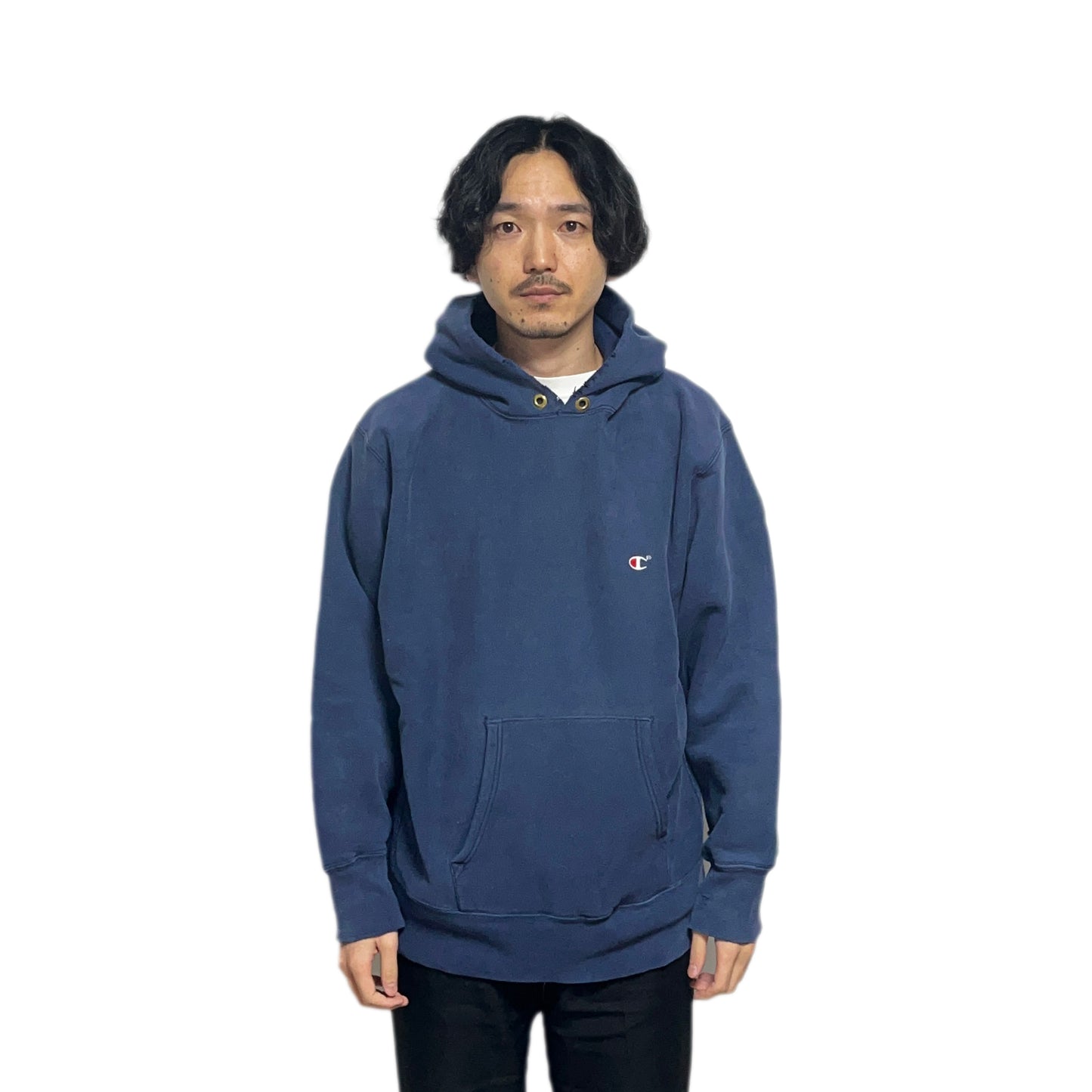 80's Champion R/W Parka Navy レジ目 旧型鳩目 Size (XL) レア！