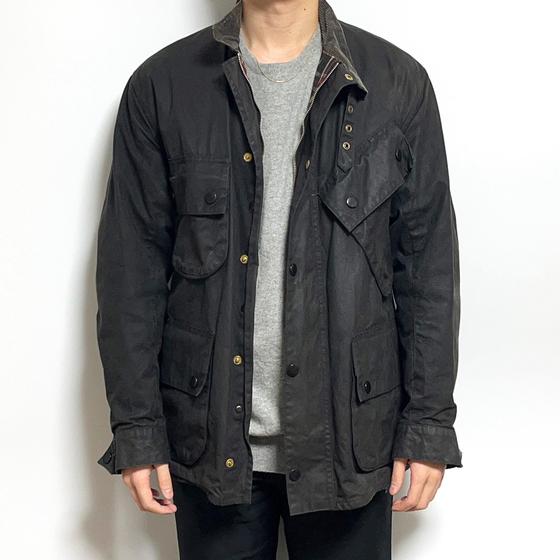 70s Barbour International 1ワラント "NATO" 極上コンディション 40 ブランドタグ 2 Barbour タグ サイズ表記