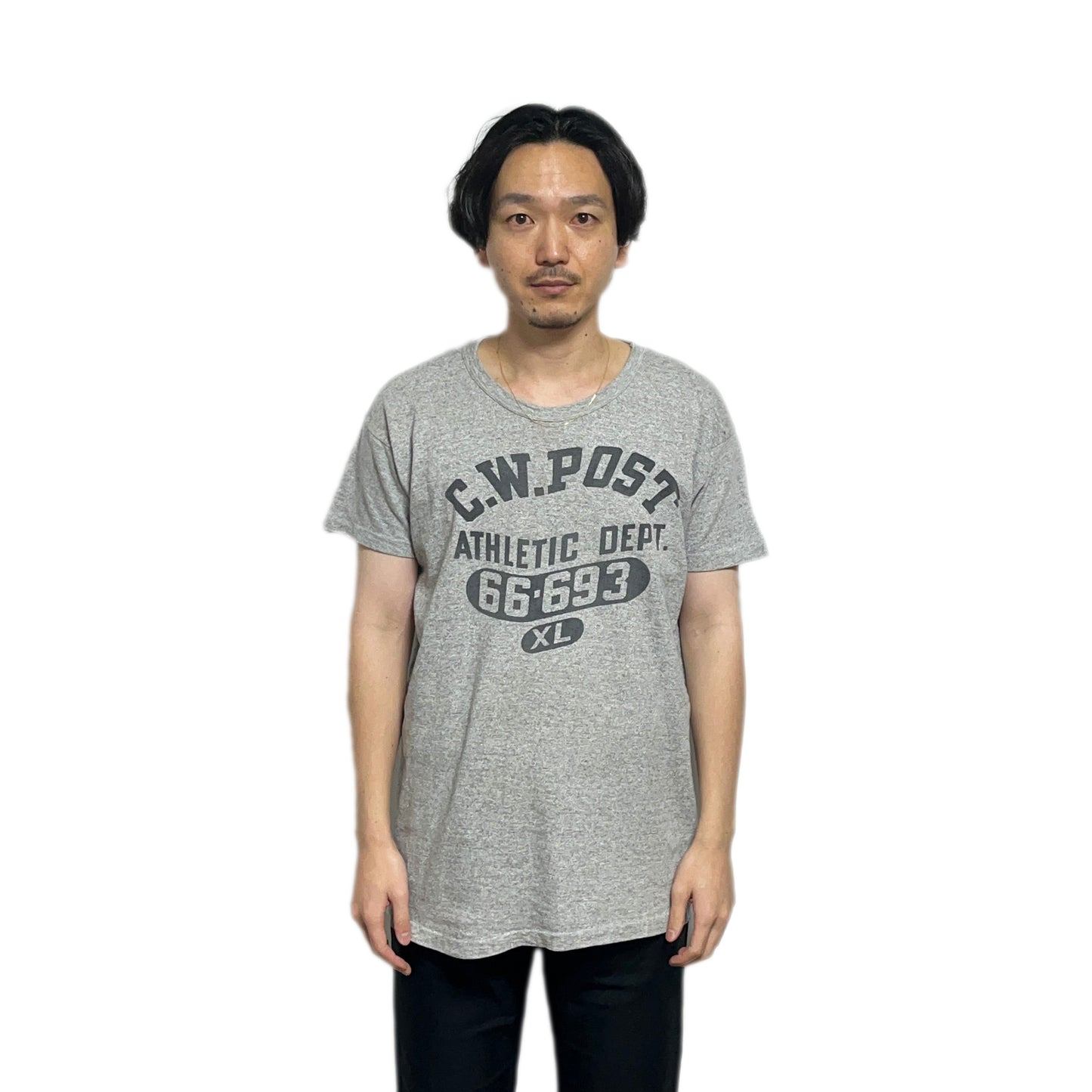 60's Champion ランタグ 4段染み込みプリント T Size (L)位 レア！