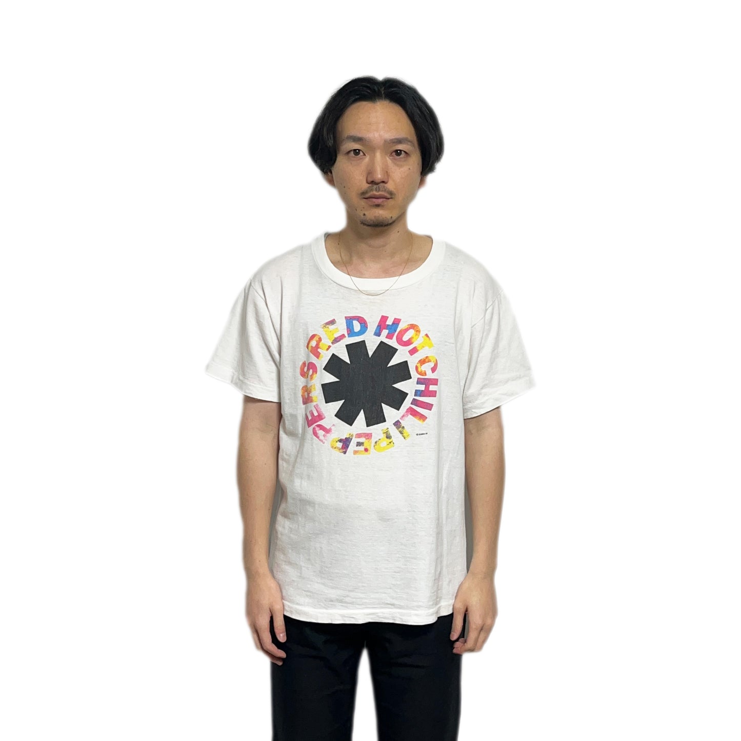 80's フランス製 Red Hot Chili Peppers アスタリスクロゴ T Size (L) レア！