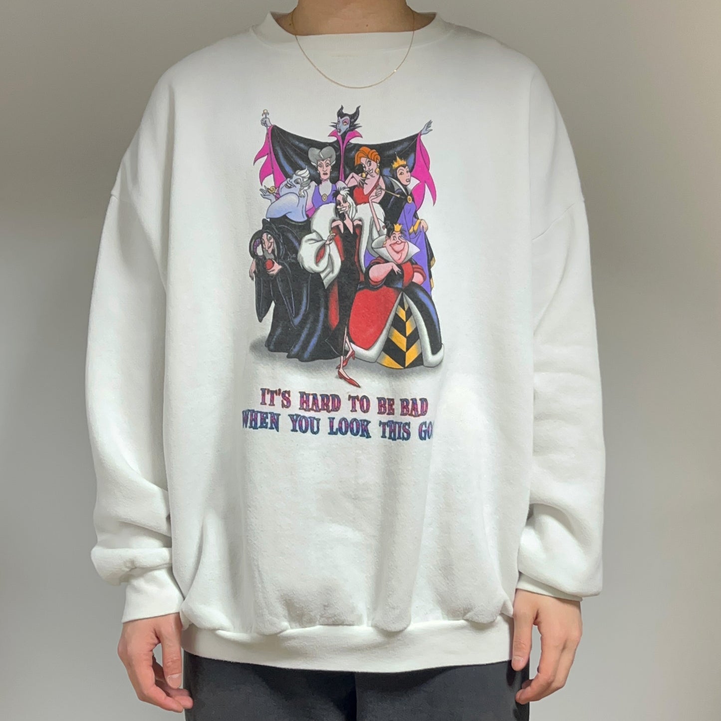 90's Disney Villans Sweat Size (One Size Fits All)