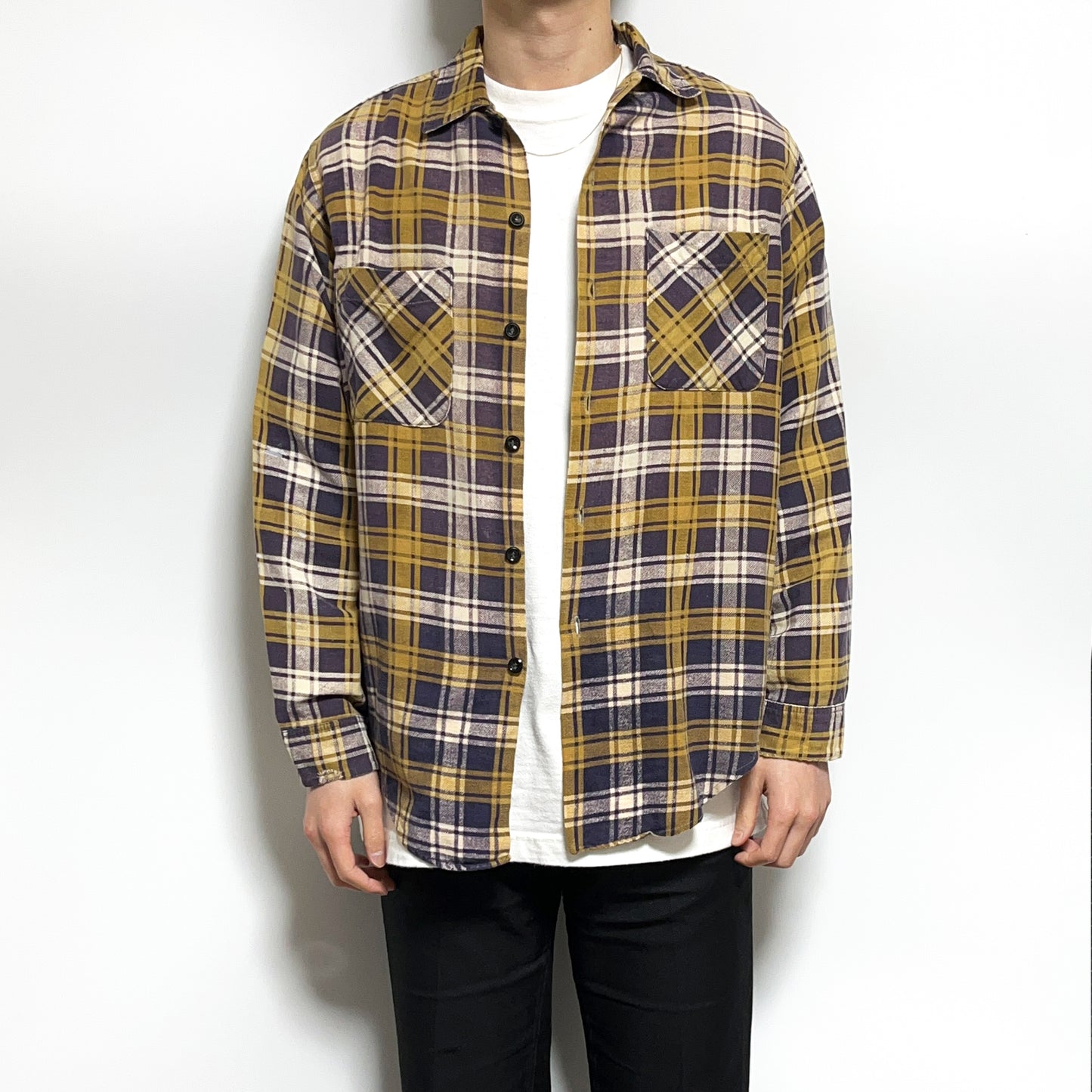 60's BIG MAC Print Nel SH 好配色パターン Size (M)