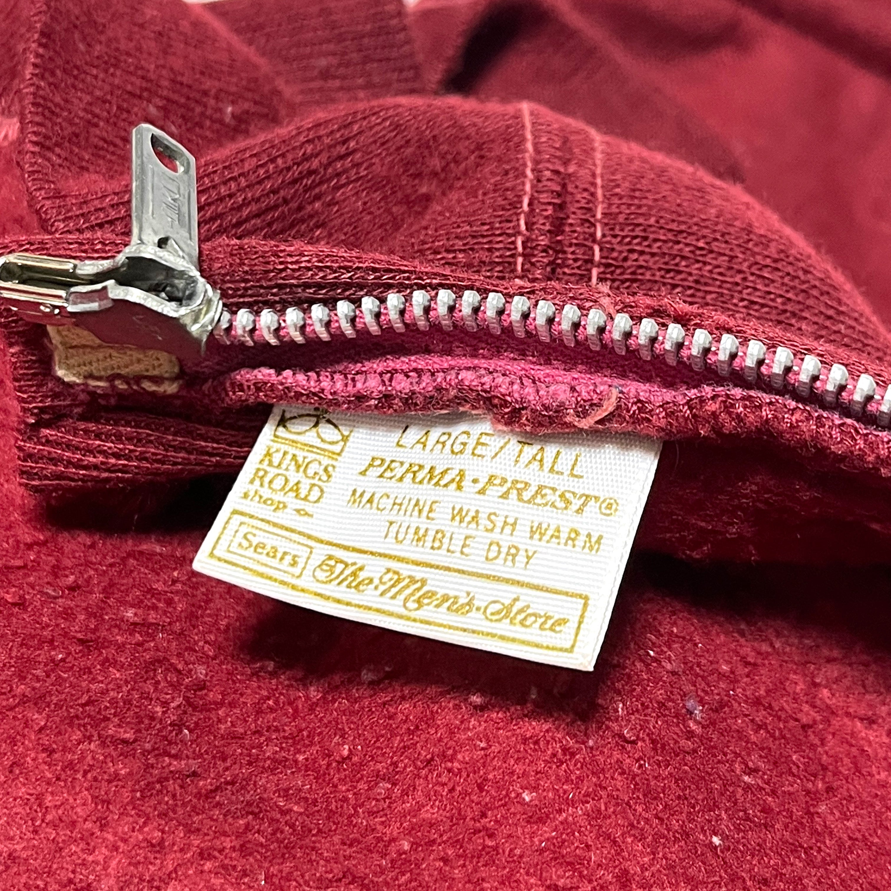 70's Sears KINGS ROAD Zip Parka バーガンディー Size (L)位 – frgeek