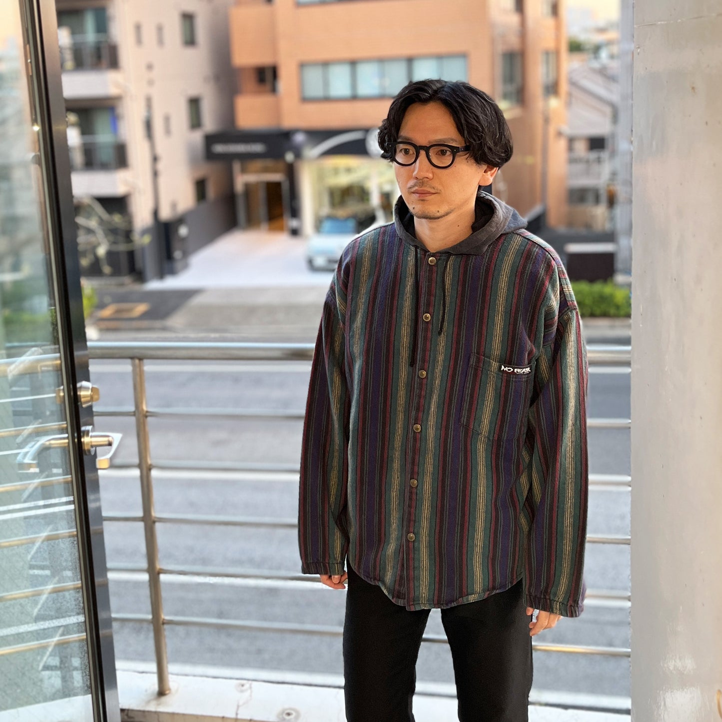 90's NO FEAR Nel Parka 好配色パターン Size (L)