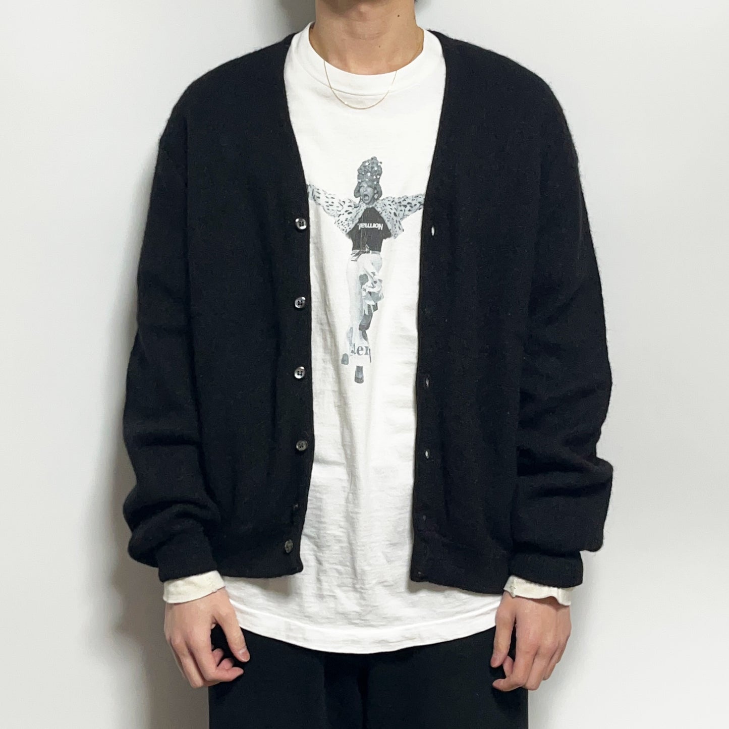 60's〜 ROBERT BRUCE Alpaca X Wool Cardigan ブラック Size (L)位