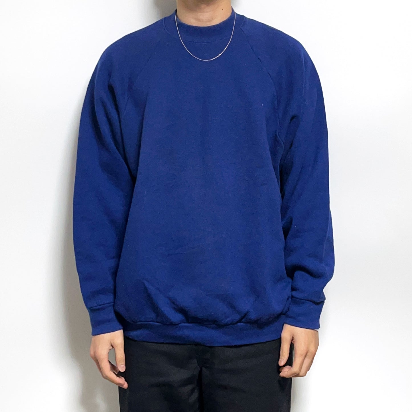 90's FRUIT OF THE LOOM Blank Sweat ライトネイビー Size (XL)