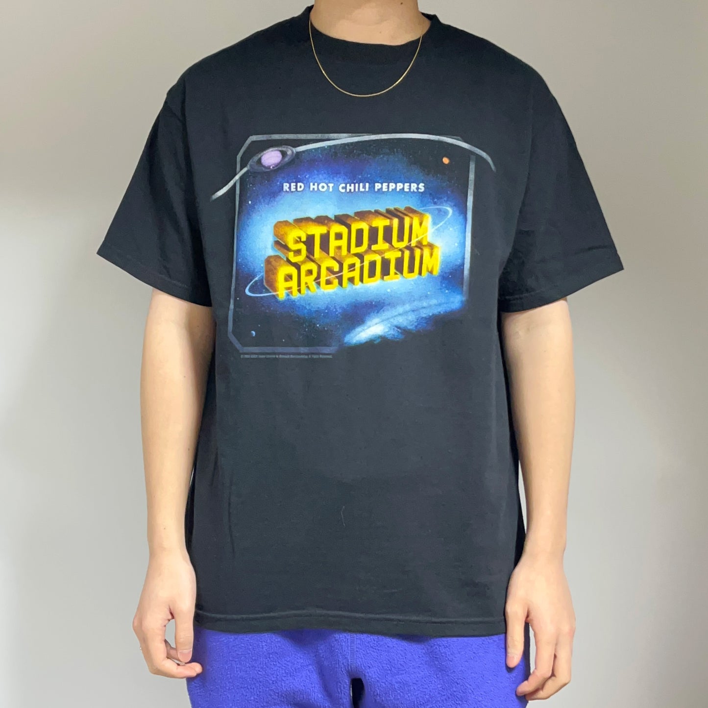 00's Giant Red Hot Chili Peppers T "STADIUM ARCADIUM" Size (L)