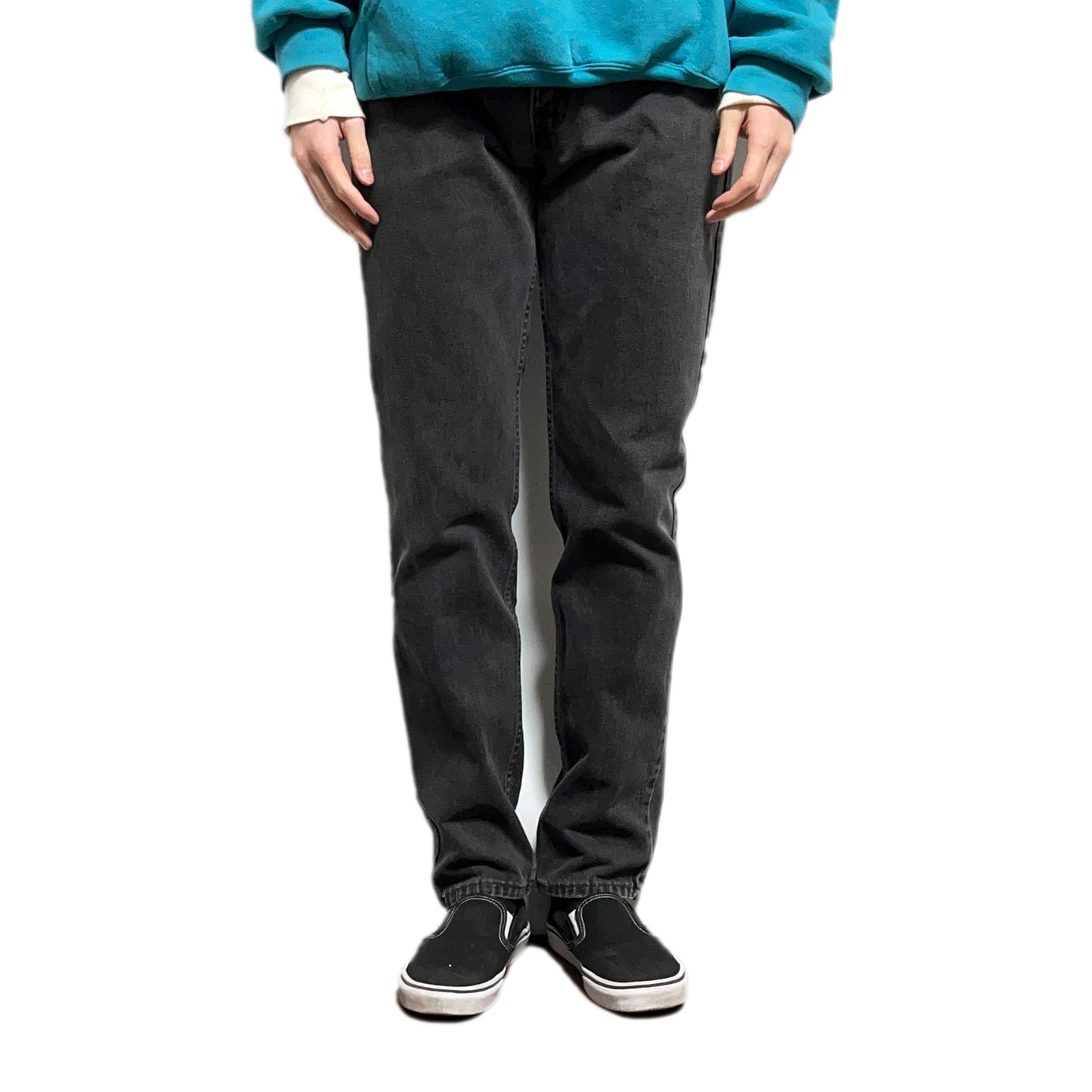 90's Levi's 512 Black Denim PT SLIM FIT TAPERED Size (W33 L31)位 レア！