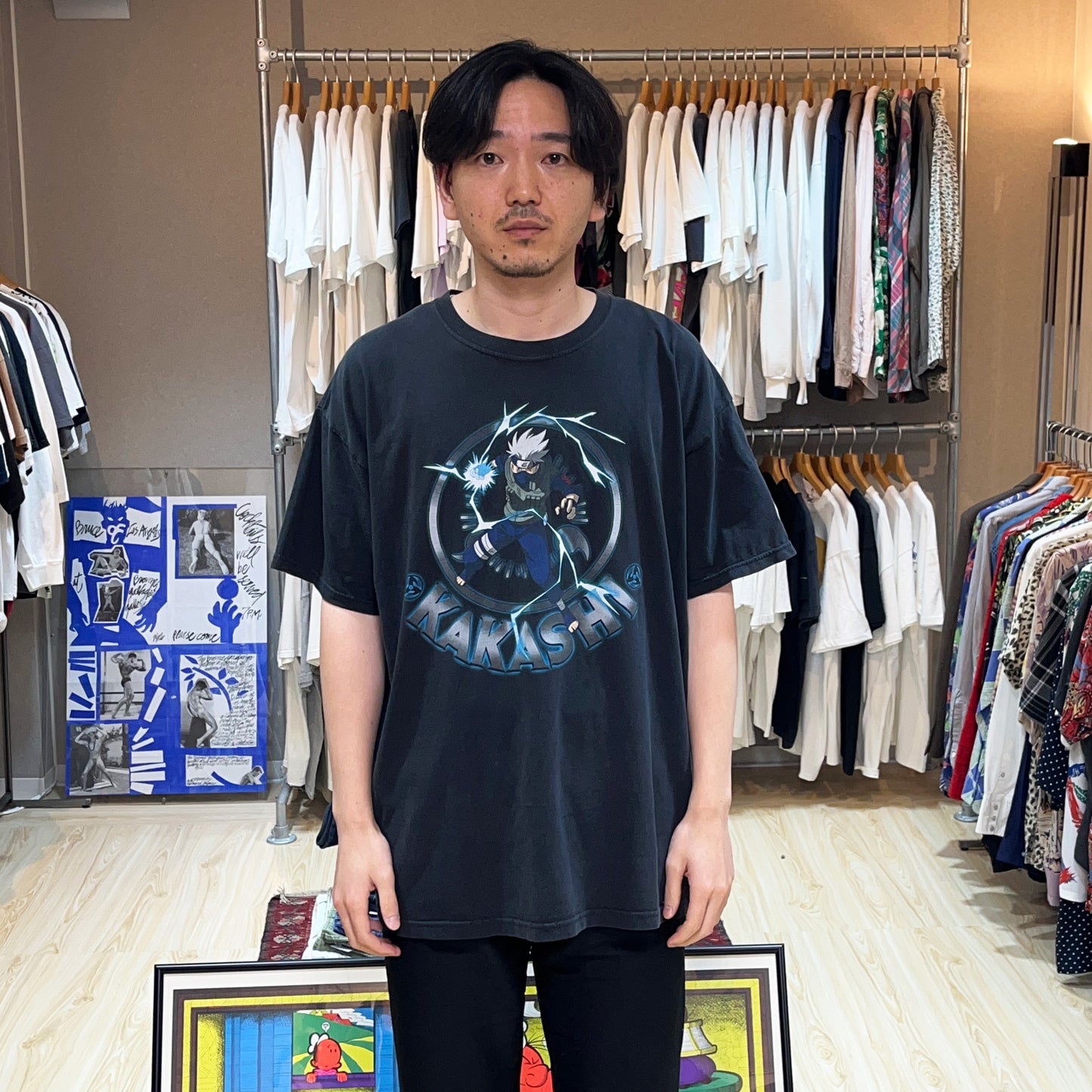 00's NARUTO はたけカカシ T Size (XL)