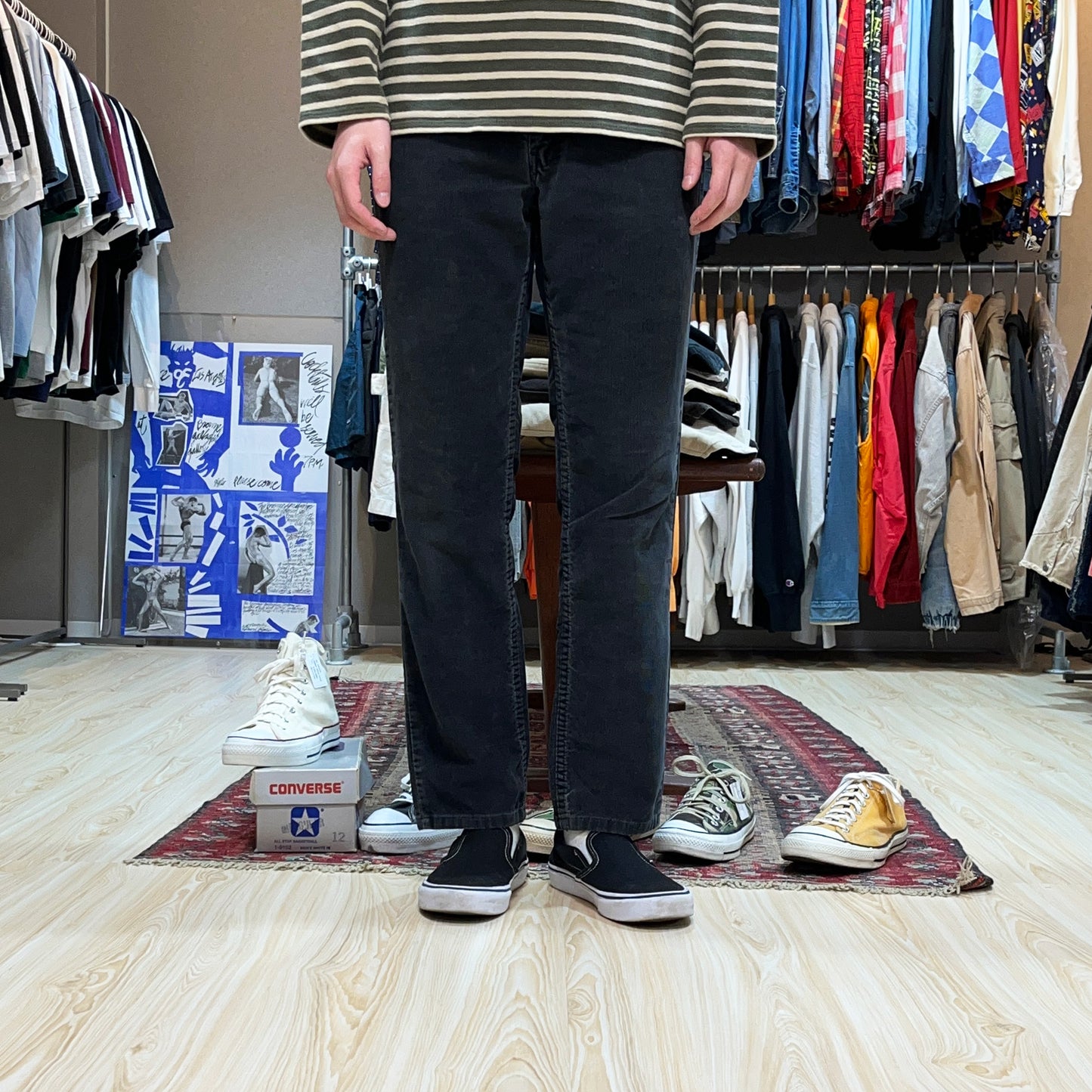 90's Levi's 519 Black Cords PT Size (W32 L30)位