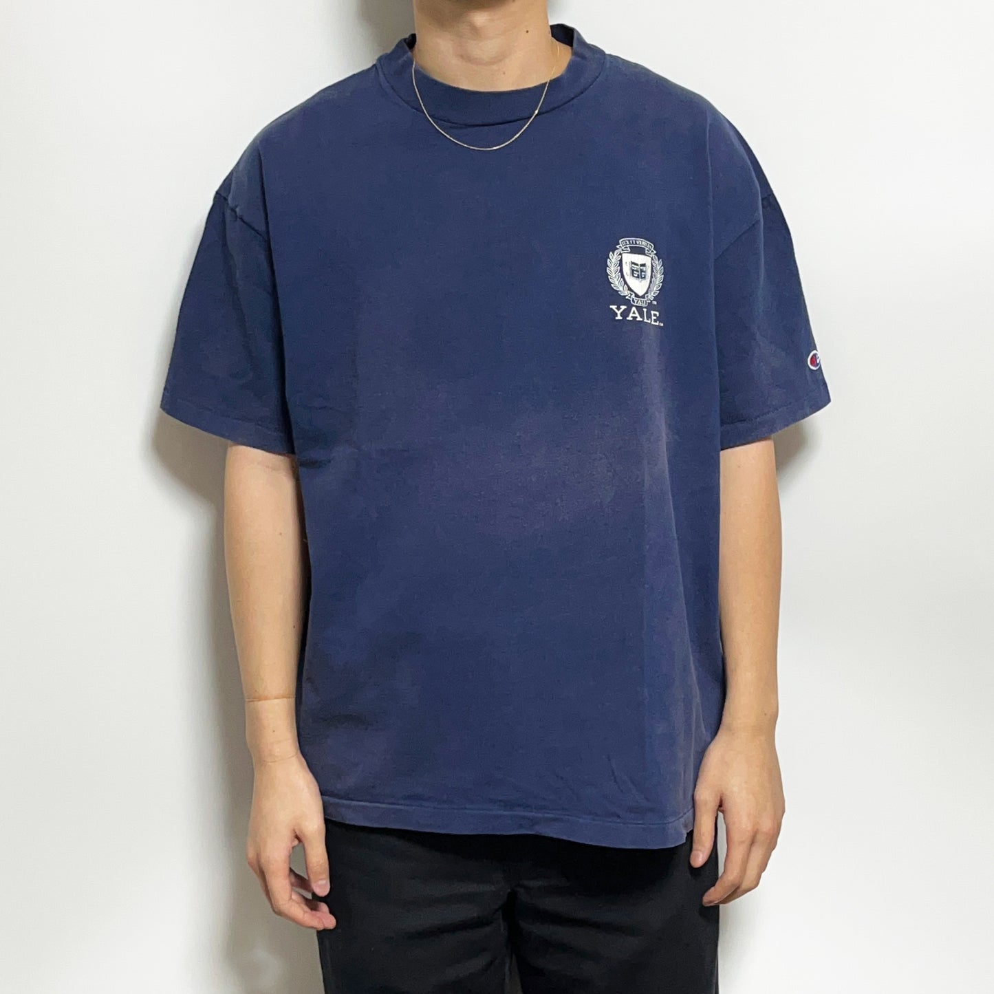 80's Champion T "YALE" 1ポイントプリント Size (XL)