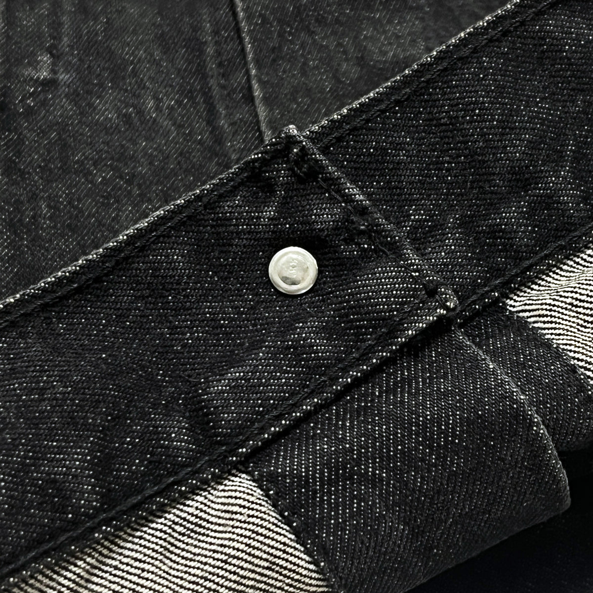 80's Levi's 75505 先染め Black Denim JKT  濃黒 カナダ製 Size (46) ビッグサイズ！