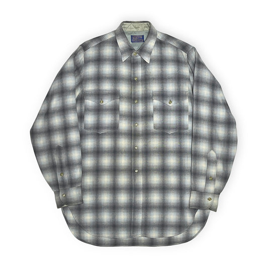 50's Pendleton Wool SH 極上配色 オンブレチェック Size (15 1/2)