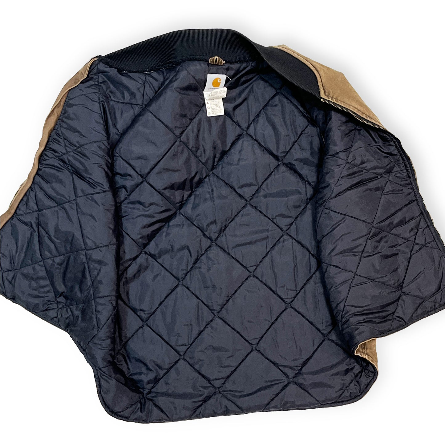 アメリカ製 Carhartt Duck Vest ブラウン Size (XL-R)