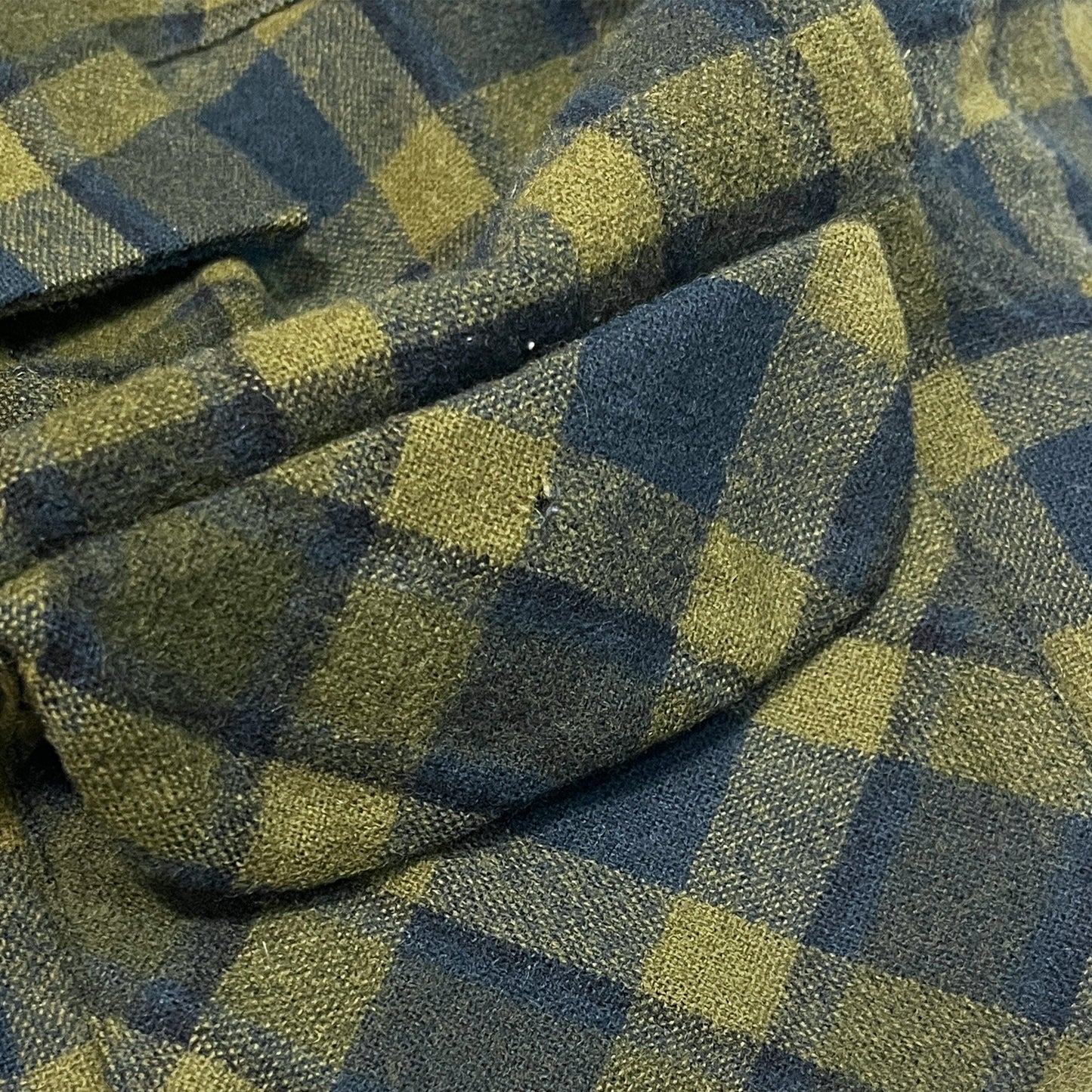 50s Pendleton Wool SH 好配色チェック M ディテール 1 素材の質感 チェック柄