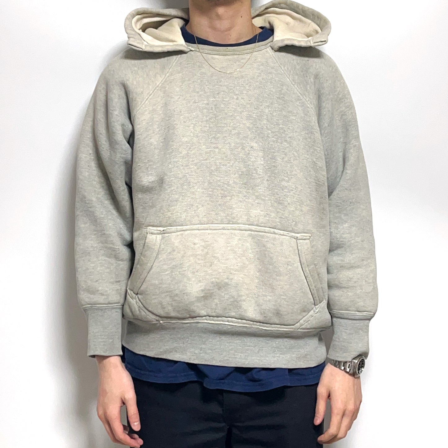 40's〜 After Hoodie W-Face Parka グレー Size (L-XL)位 スペシャル！