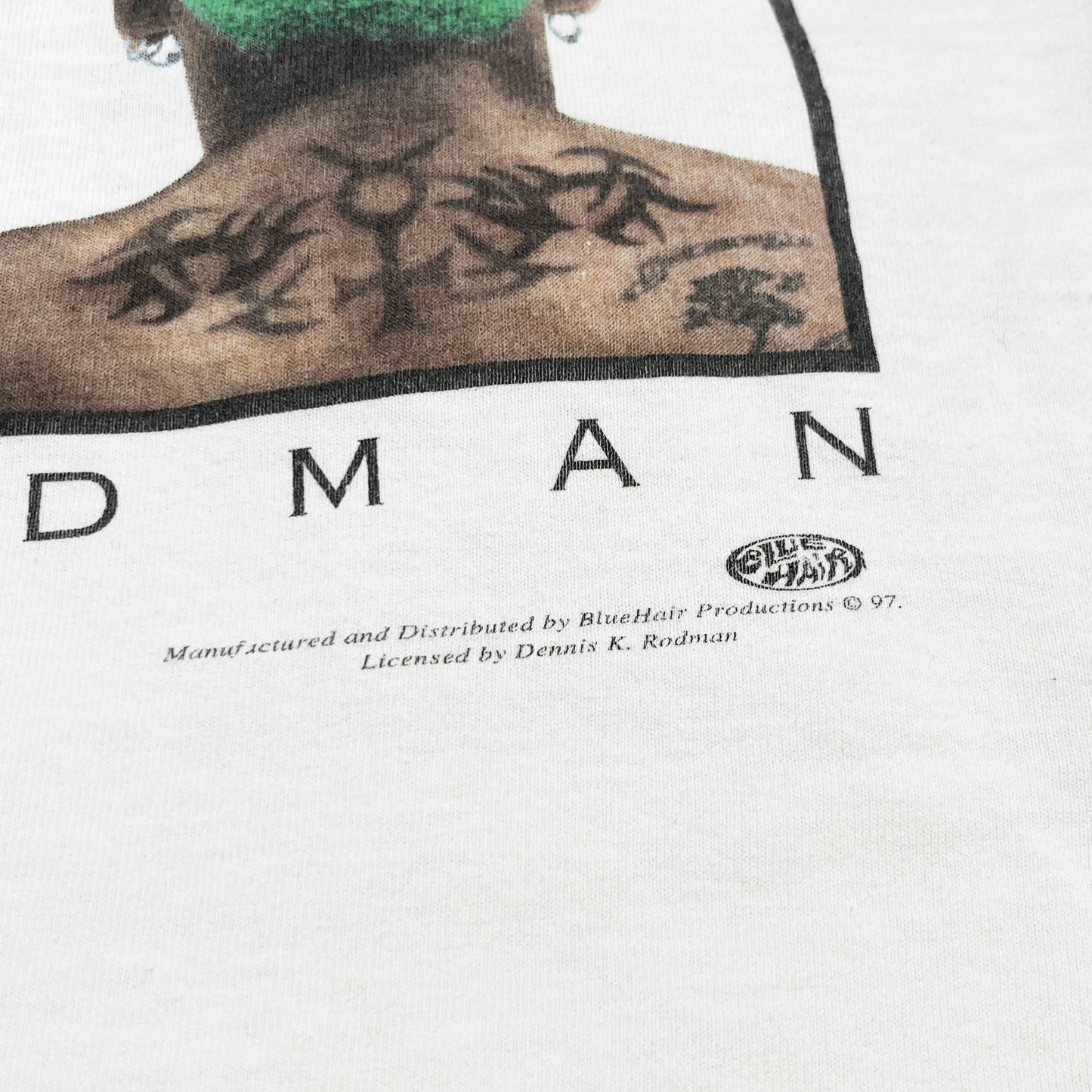 90's BLUE HAIR Dennis Rodman T Size (L)位