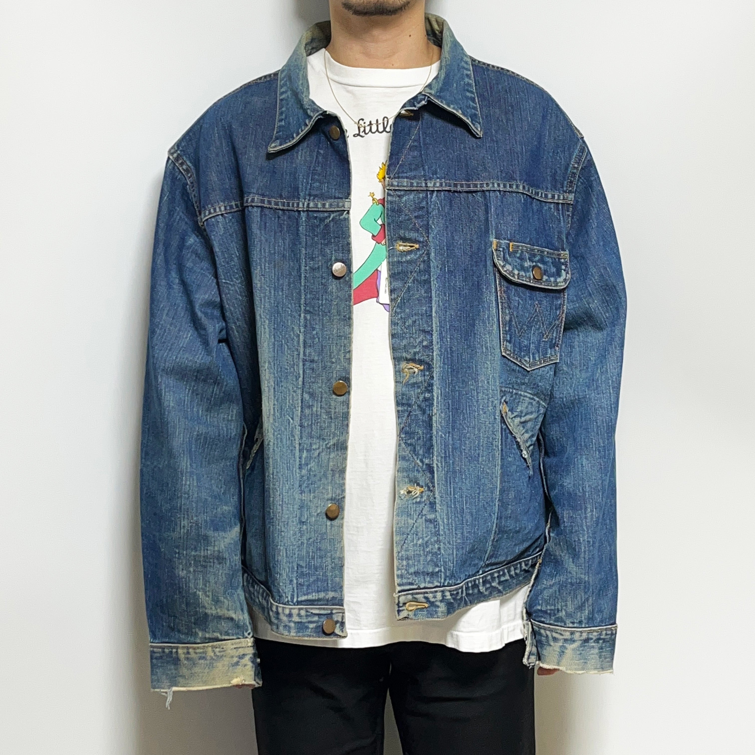 60s ラングラー Wrangler 111MJ 超 デニムジャケット 46 ヴィンテージ