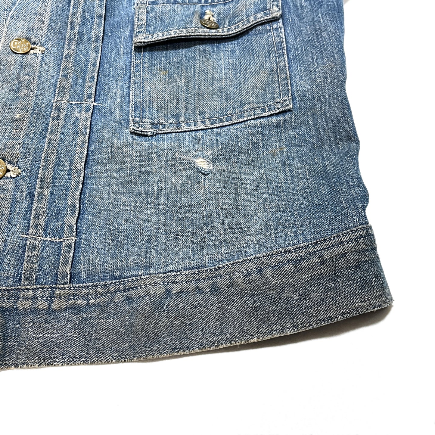 50's〜 Can't Bust'em Denim JKT Size (44-46)位 ビッグサイズ！