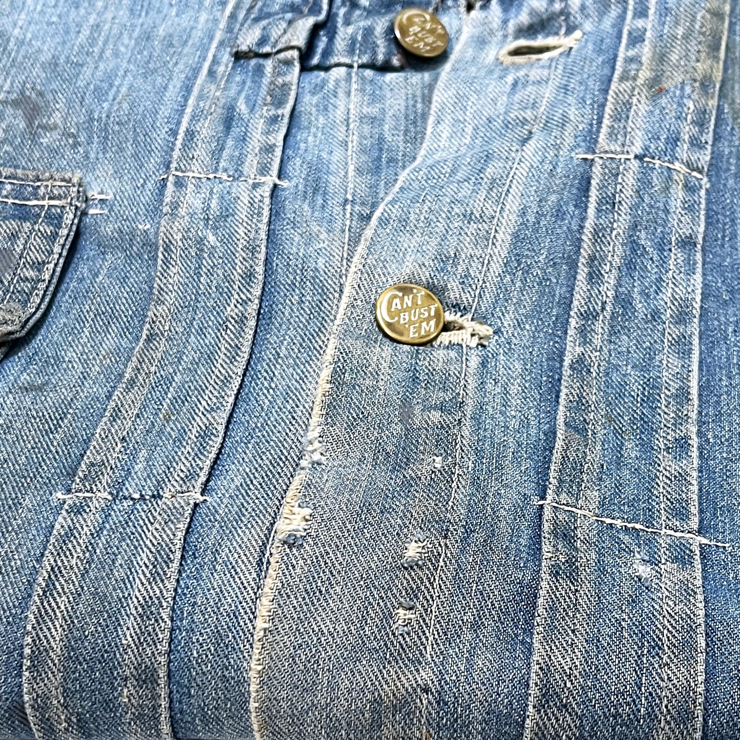 50's〜 Can't Bust'em Denim JKT Size (44-46)位 ビッグサイズ！