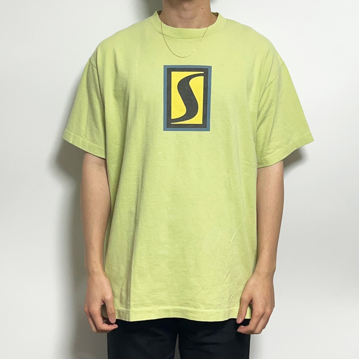 90's 白タグ Old Stussy T ピスタチオカラー Size (XL)