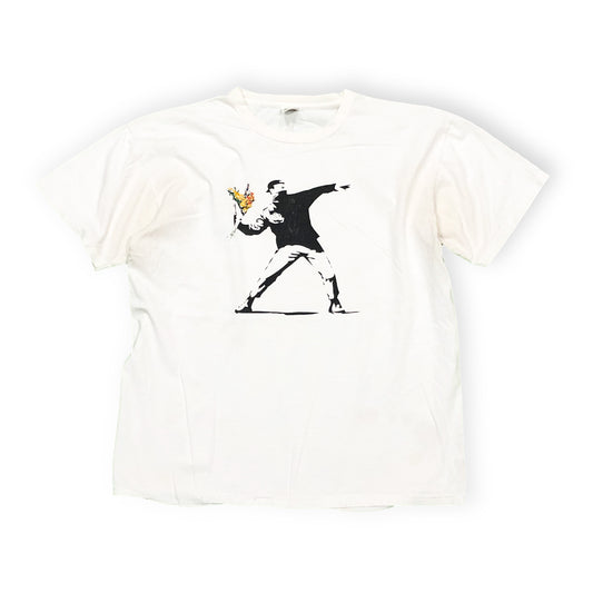 00's FRUIT OF THE LOOM Banksy T Size (L)