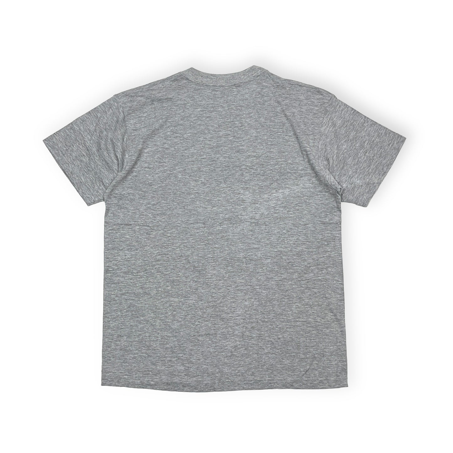 00s Printstar 血と骨 T M 平置き グレーTシャツ背面 プリントなし