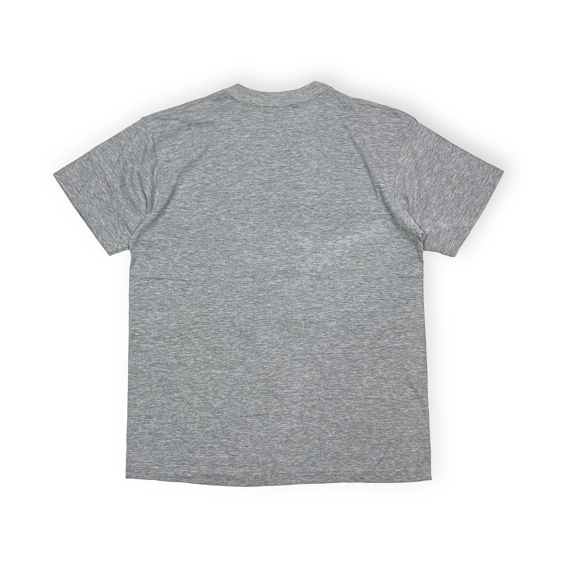 00s Printstar 血と骨 T M 平置き グレーTシャツ背面 プリントなし