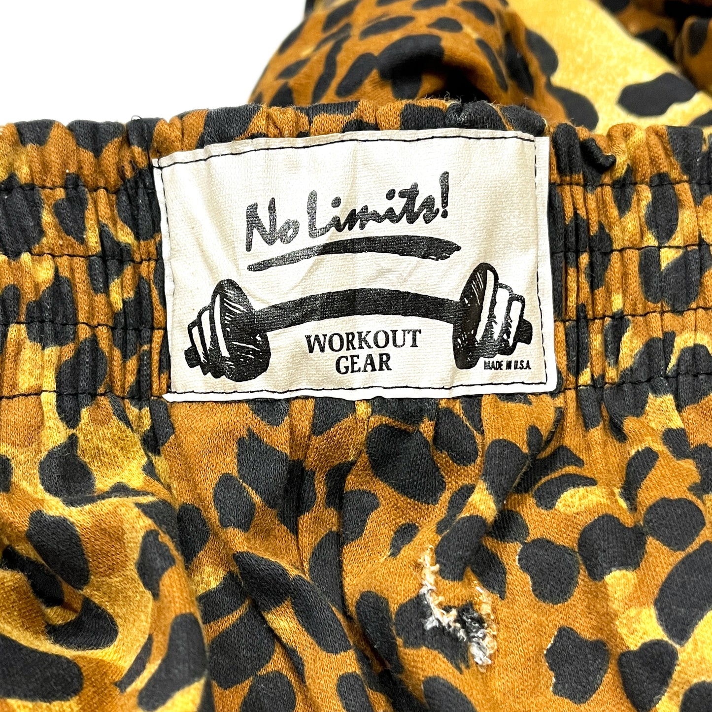 80's〜 Workout Gear leopard PT Size (M)