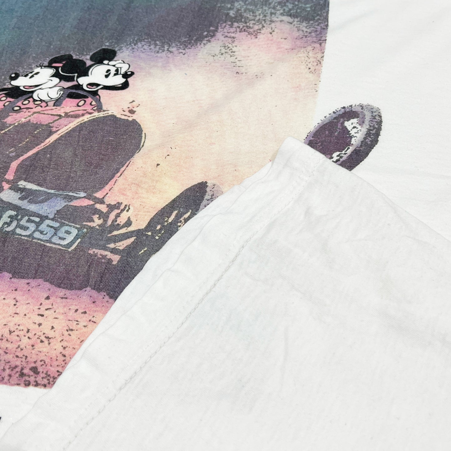 90's CALIFORNIA Mickey Minnie T Size (L)位