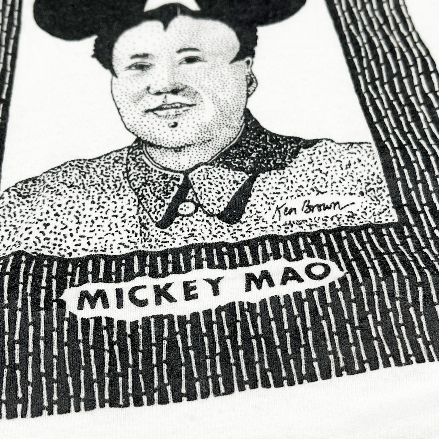 80's〜 Hanes Mickey Mao T Size (L)