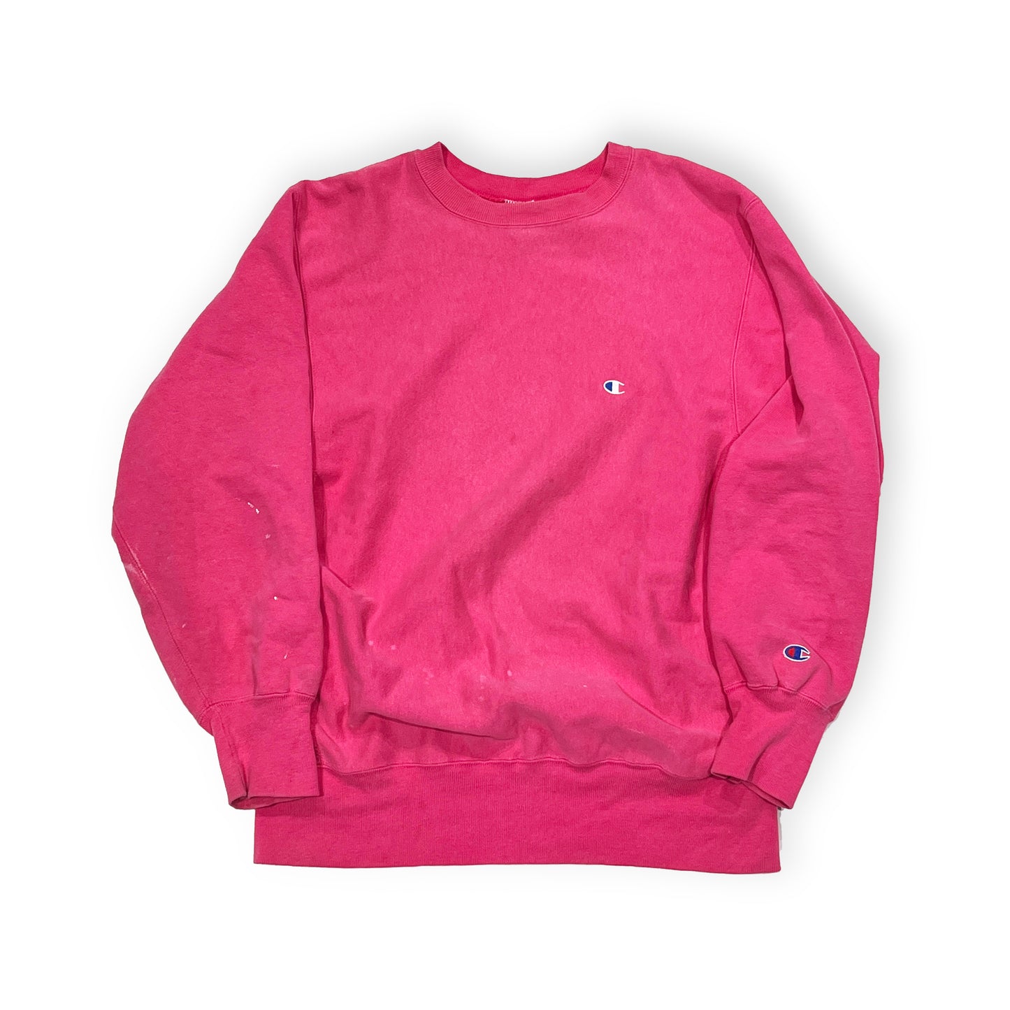 90's Champion R/W Crew Pink Size (XL)