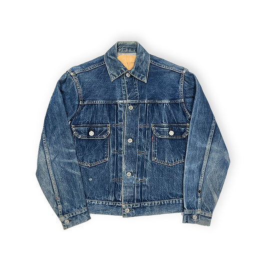 50s Levi's 507XX Denim JKT 34 平置き 1 50's Levi's 507XX Denim JKT Si