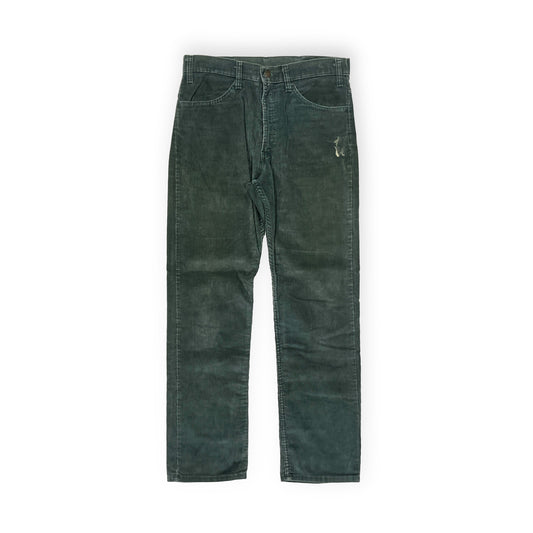 80's Levi's 519 Corduroy PT Dark Green (W33 L31)位