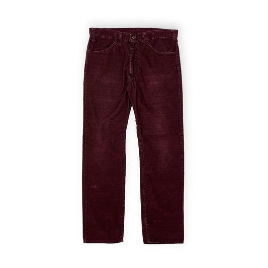 80's Levi's 519 Corduroy PT Burgundy (W34 L31)位