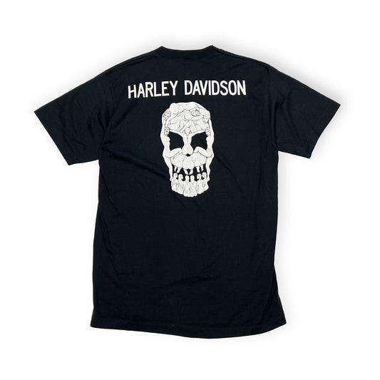 80's UnKnown Harley Skull T Size (ML)位