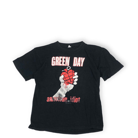00's Unknown GREEN DAY プリントTシャツ 実寸(L)位