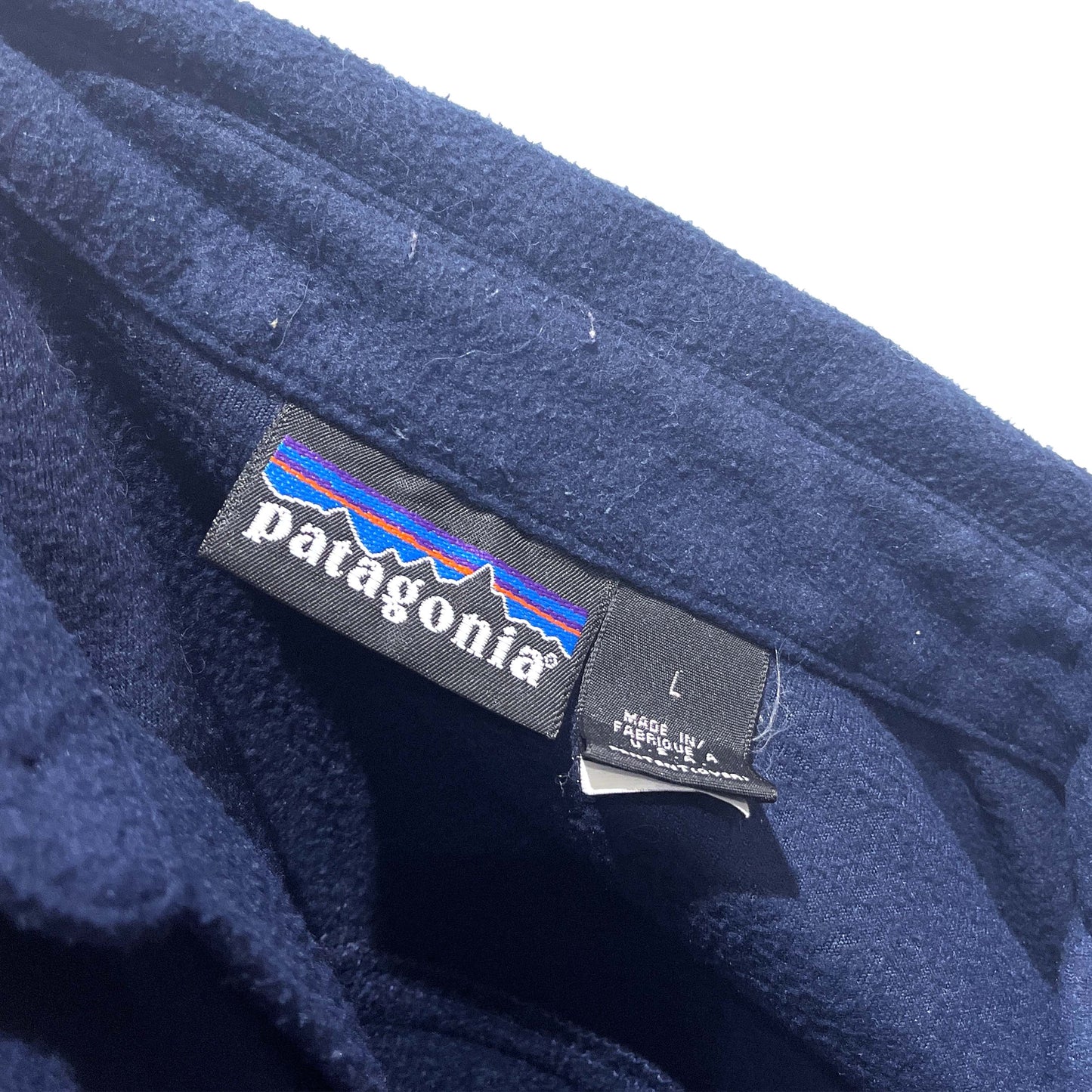 00's Patagonia Fleece SH ネイビー Size (L)